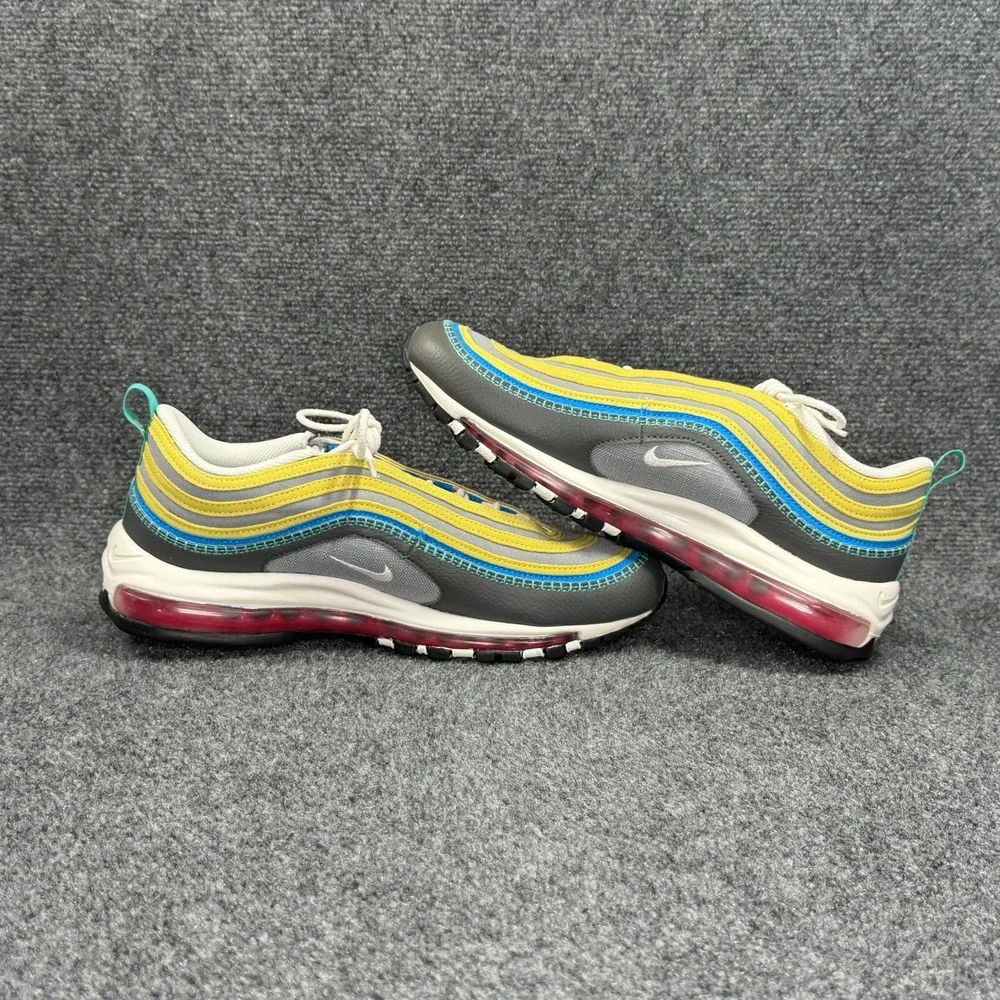Nike Air Max 97 Shoes Men 11 Air Sprung Iron Grey Athletic Retro Running Sneaker